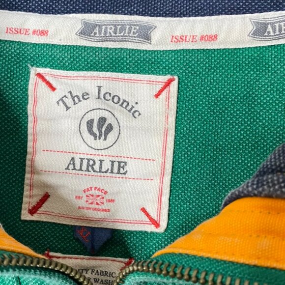 Fat Face The Iconic AIRLIE IRELAND heavy pullover, 1/4 zip, VINTAGE XL rare EC - Picture 6 of 10